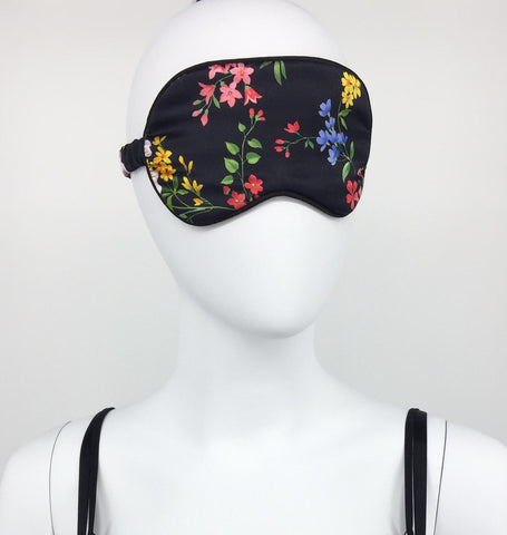 100% Silk Sleep Mask - Sandra Silk Zen Garden Collection 1002-CB - SILK underwear , French lace, silk g string, silk knickers, French lingerie