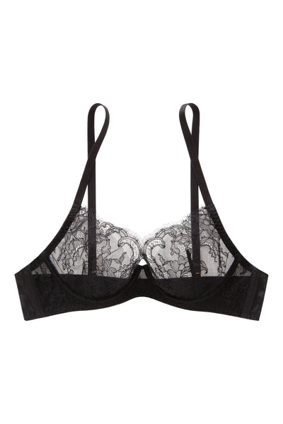 ** Limited Edition** Sandra silk satin and French Chantilly lace bra 2001-4B - Sandra Silk Australia