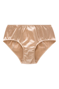 ** Ultra Comfy ** Weekend Mid-Waist Silk Briefs (1801N) - SILK underwear , French lace, silk g string, silk knickers, French lingerie